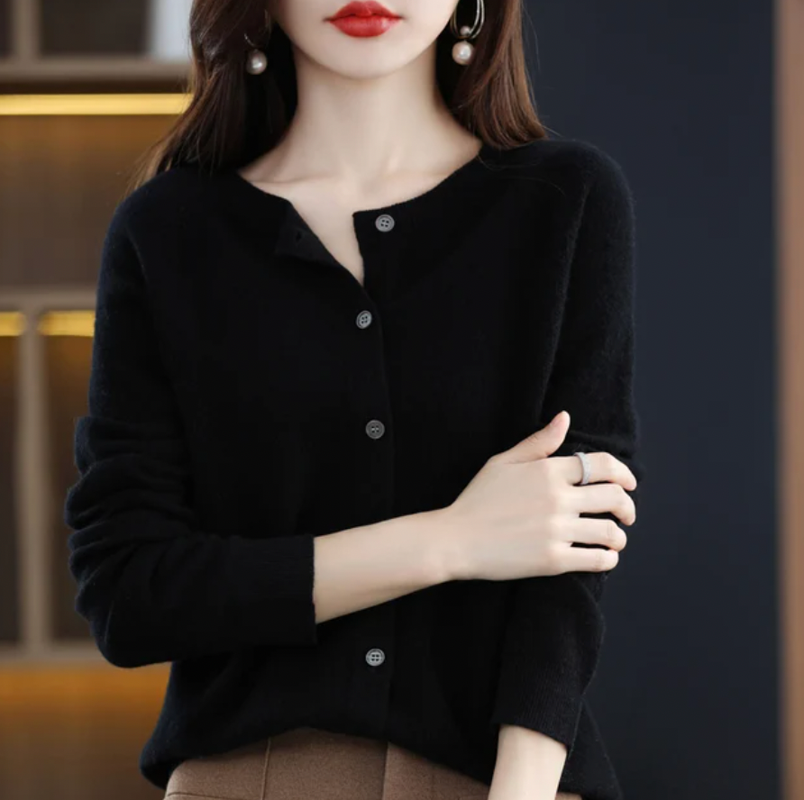 W&W Mode | Klassische Wollstrickjacke
