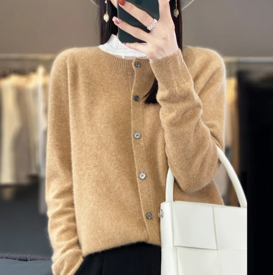 W&W Mode | Klassische Wollstrickjacke