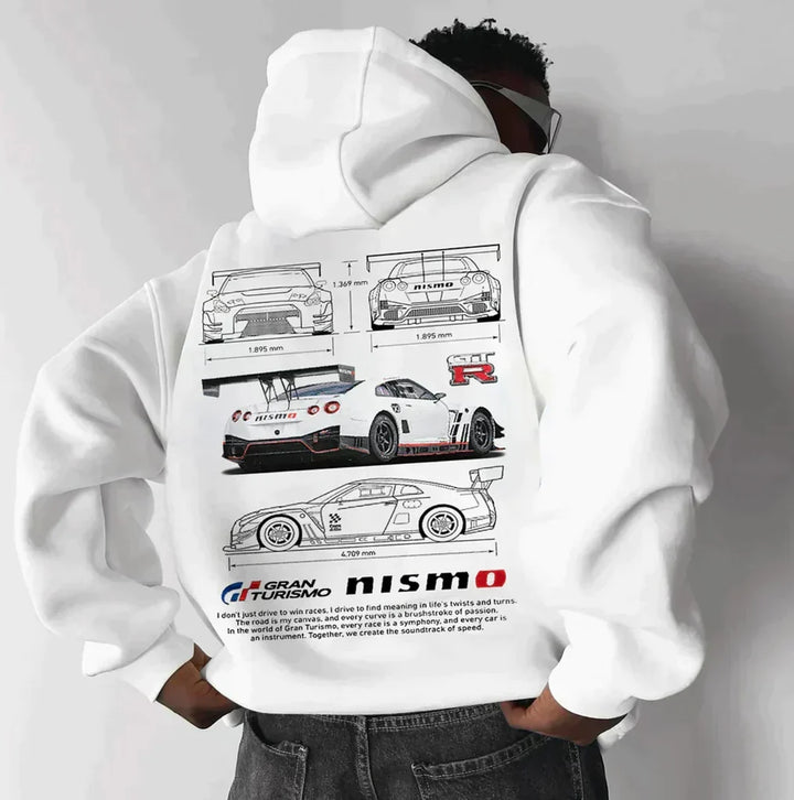 W&W Mode | Überdimensionale Racing Hoodie