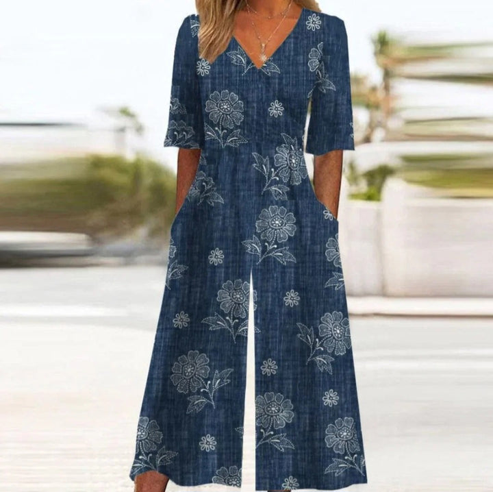 W&W Mode | Cross Neck Jumpsuit Für Frauen