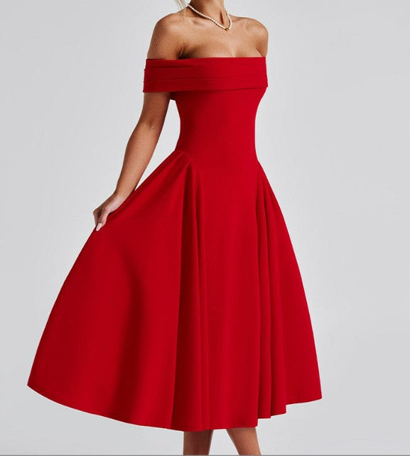 W&W Mode | Midi-Kleid Elegant Blau