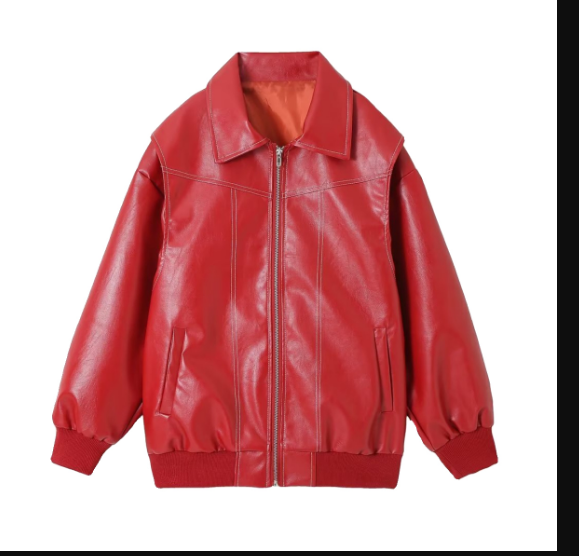 W&W Mode | Oversized Lederjacke für Damen | Trendy und Bequem