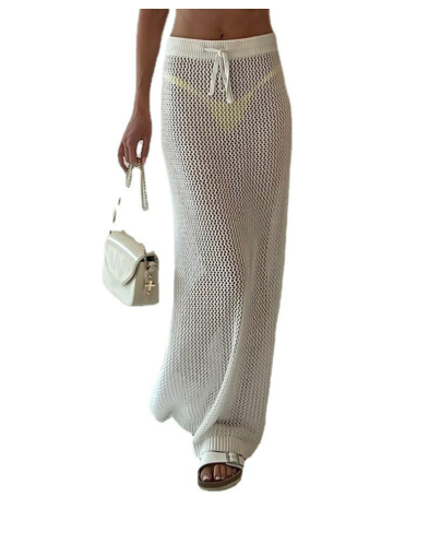 W&W Mode | Rosiedress Elastischer Bund Hohl Raum Cover Up Maxi Rock