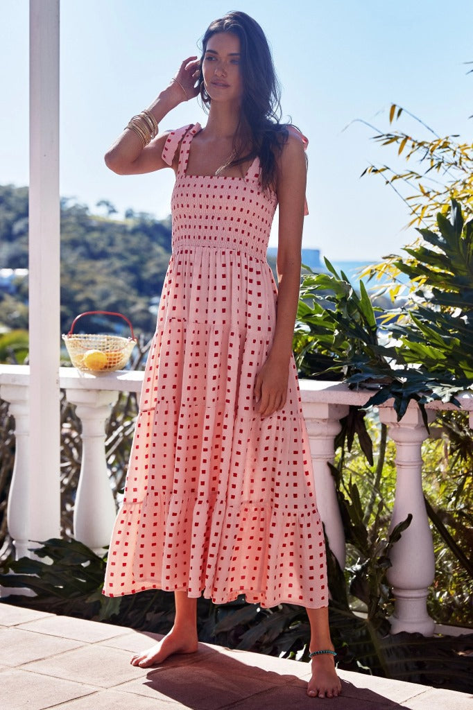 W&W Mode - Lässiges Midi-Kleid mit Rüschen