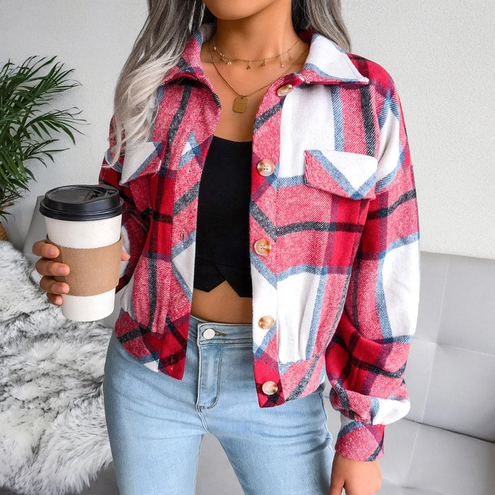 Karo-Wolljacke