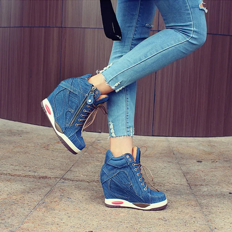 W&W Mode | Keine Eile Wedges Sneaker