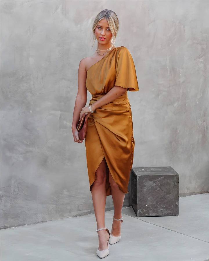W&W Mode | Elegantes Ein Schulter Abendkleid