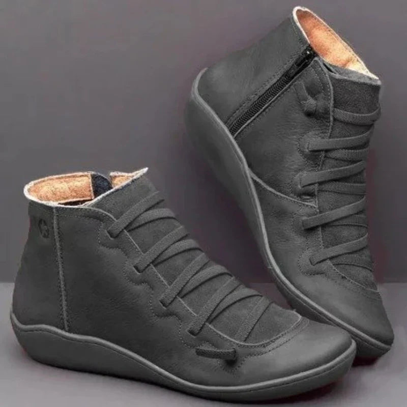 W&W Mode - Damen Stiefeletten aus PU-Leder