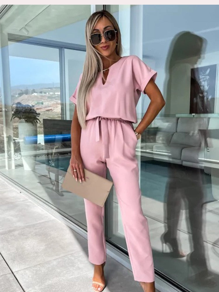 W&W Mode | Sommeroverall mit weitem Bein