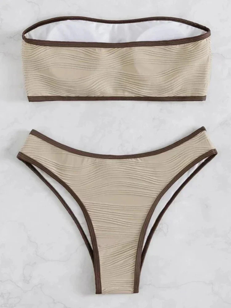 W&W Mode Bandeau-Bikini-Set