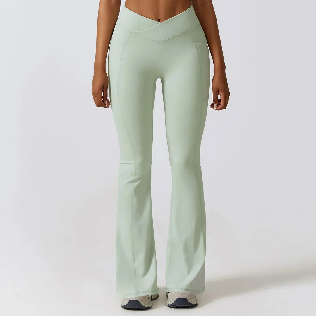 W&W Mode | Hoch taillierte Flare-Leggings