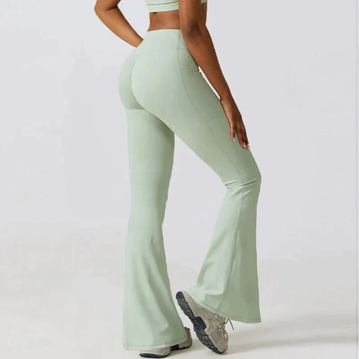 W&W Mode | Hoch taillierte Flare-Leggings