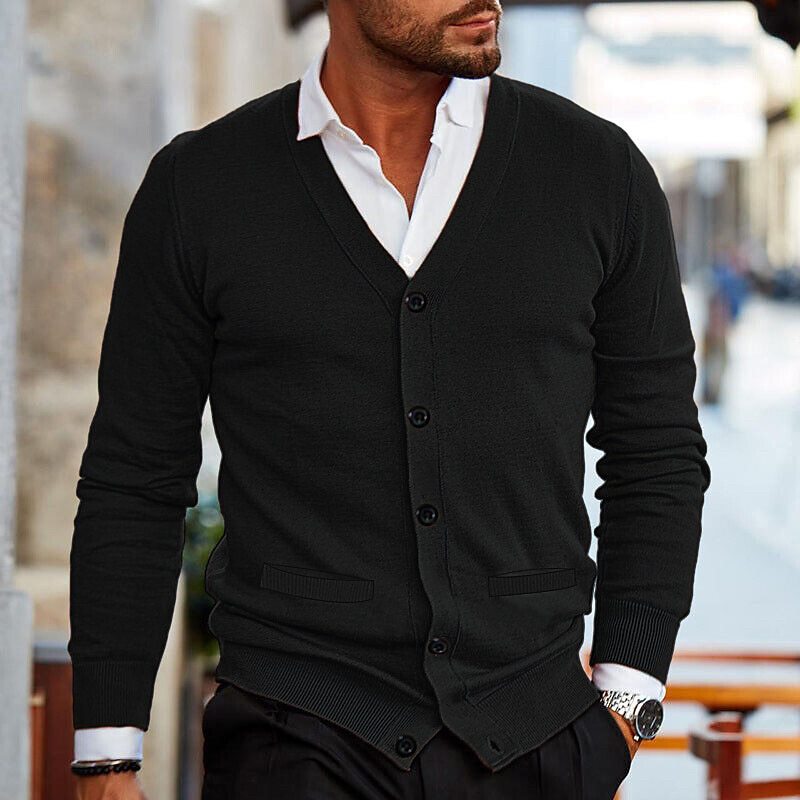 W&W Mode | Lässiger Strickjacke Für Herren