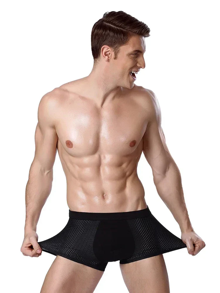 W&W Mode | Atmungsaktive Herren Boxershorts Aus Bambusfaser 4er Pack