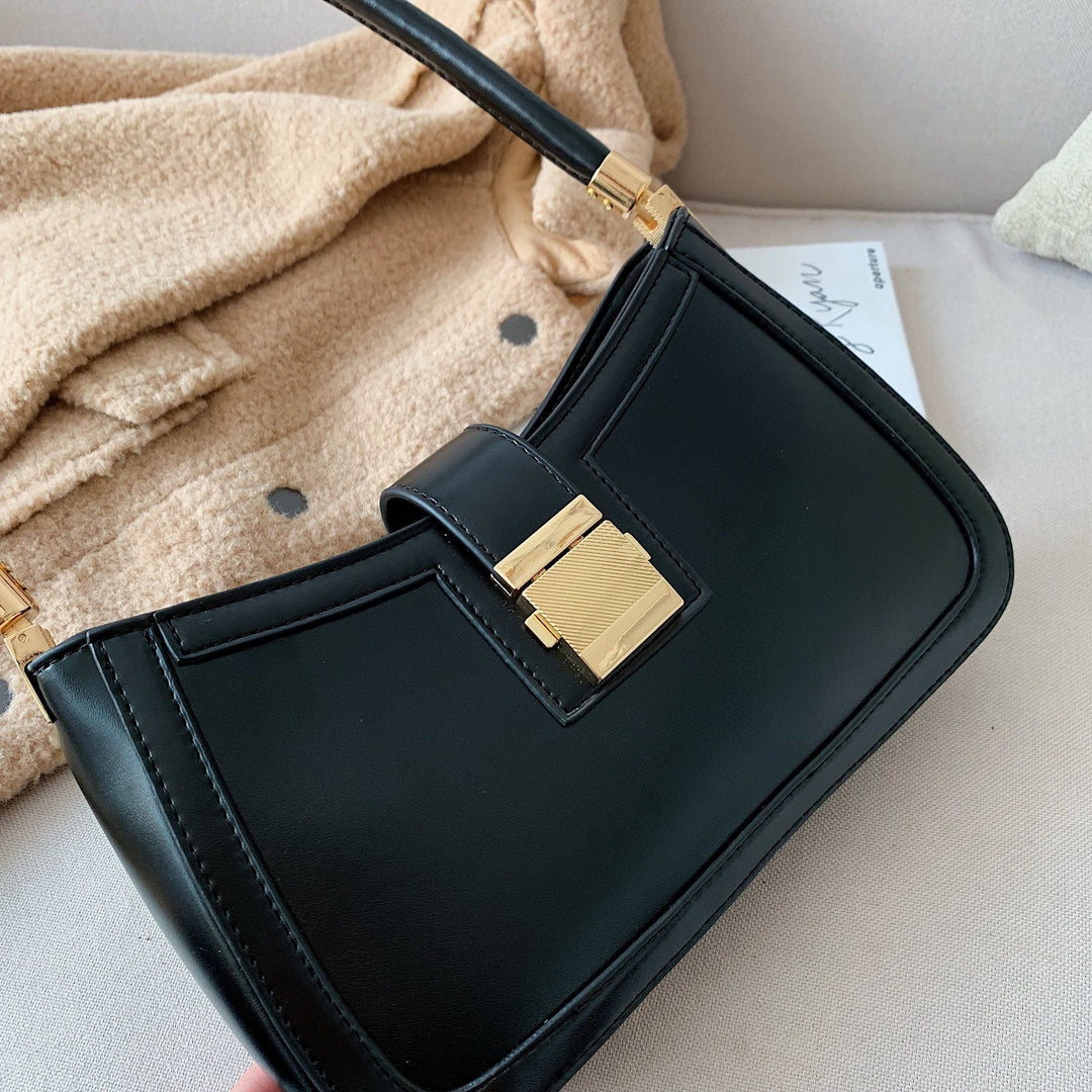 W&W Mode | Stilvolle Schultertasche für Damen - Designer-Handtasche mit Reißverschluss