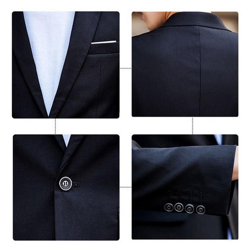 W&W Mode | Locker Geschnittenes Anzug Satz Mit Revers Blazer Und Hose Für Männer