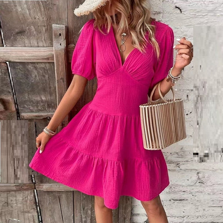 W&W Mode - Lässiges Kleid mit Rüschen