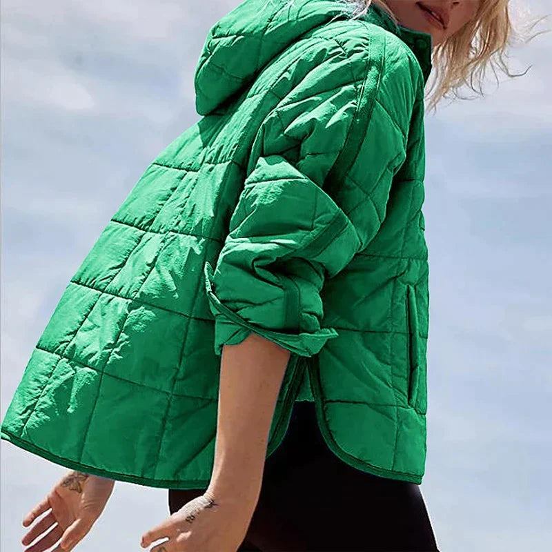 Damen-Freizeitjacke aus wasserdichtem Material