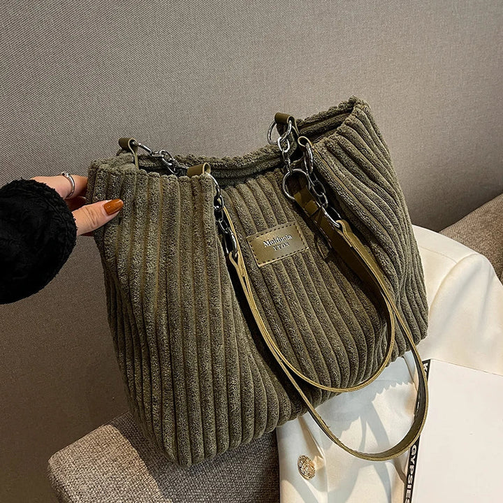 W&W Mode | Damen Cord Handtasche