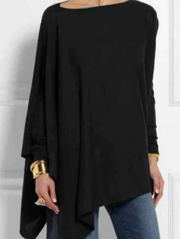 W&W Mode | Eleganter Poncho mit edler Haptik und asymmetrischem Schnitt