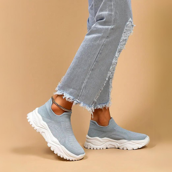 W&W Mode | Damen Slip On Turnschuhe