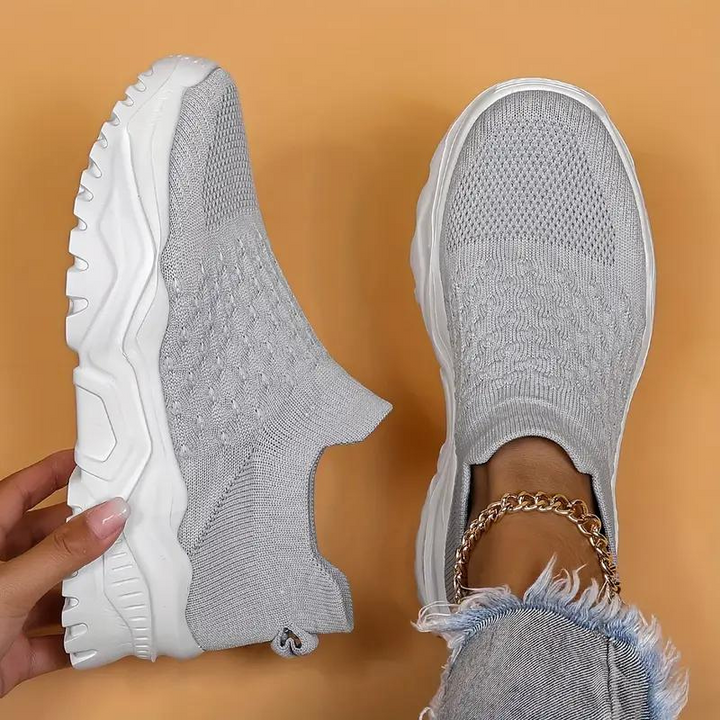 W&W Mode | Damen Slip On Turnschuhe
