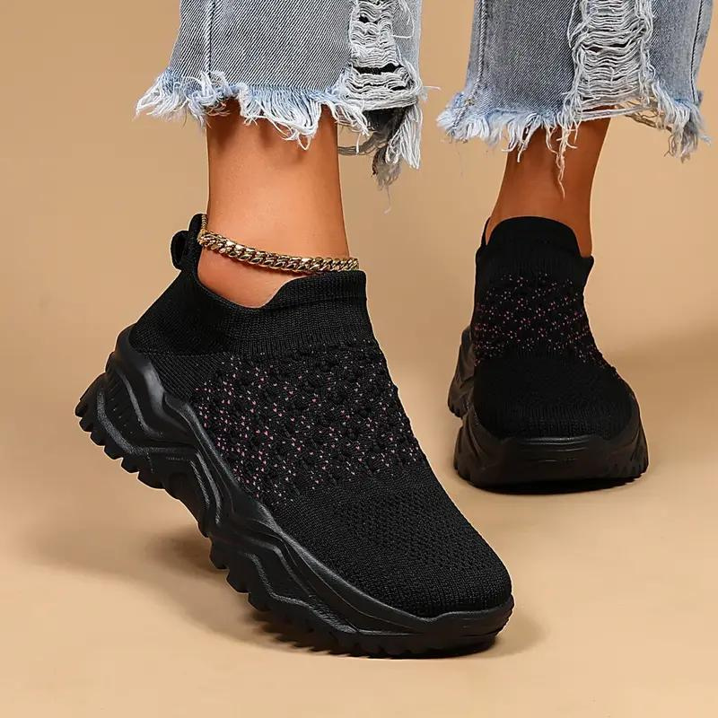 W&W Mode | Damen Slip On Turnschuhe