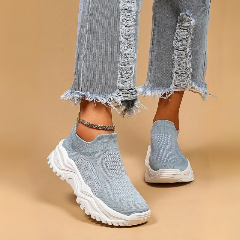 W&W Mode | Damen Slip On Turnschuhe