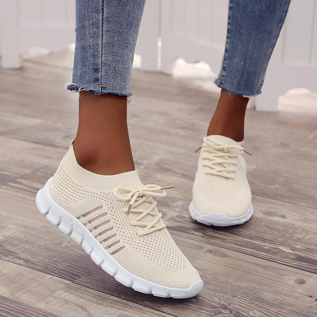 W&W Mode | on Sneakers Orthopädisch Mesh Turnschuhe Snaker für Frauen