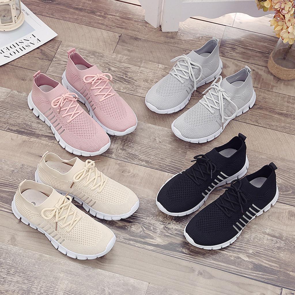 W&W Mode | on Sneakers Orthopädisch Mesh Turnschuhe Snaker für Frauen