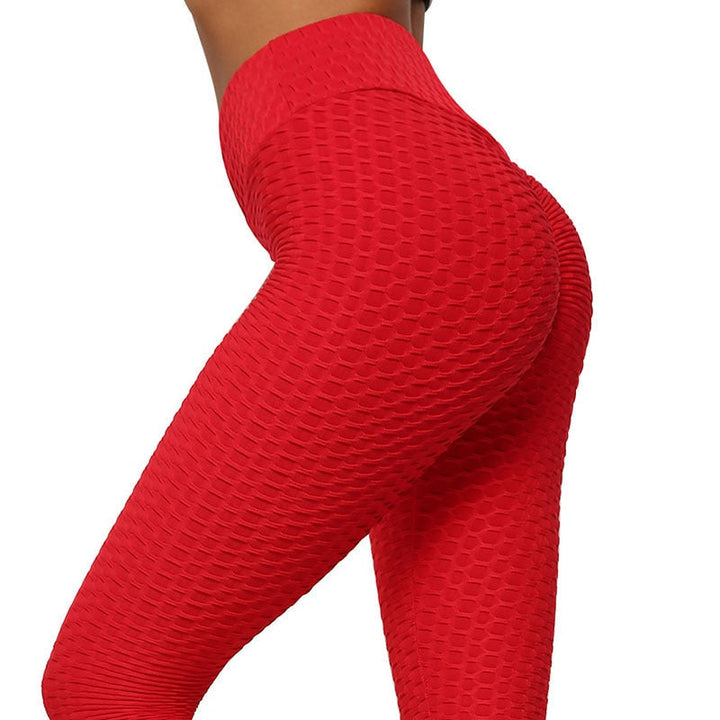 W&W Mode | Leggings mit hoher Taille und Wabenstruktur