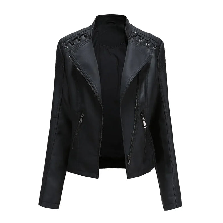 W&W Mode - Glatte Lederjacke