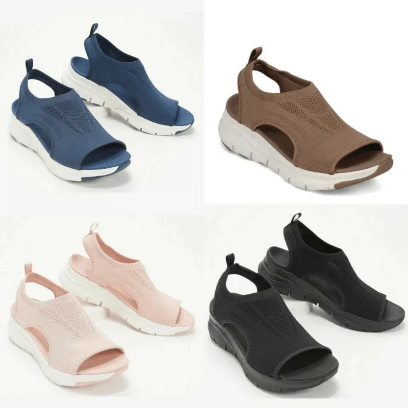 W&W Mode - Sommerliche Sportsandalen mit Orthopädischer Sohle und Waschbarem Slingback