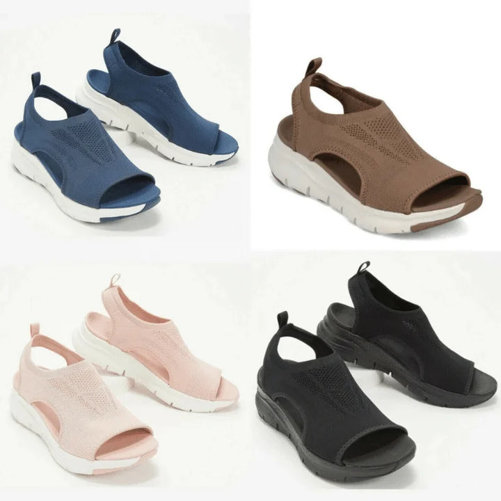 W&W Mode - Sommerliche Sportsandalen mit Orthopädischer Sohle und Waschbarem Slingback