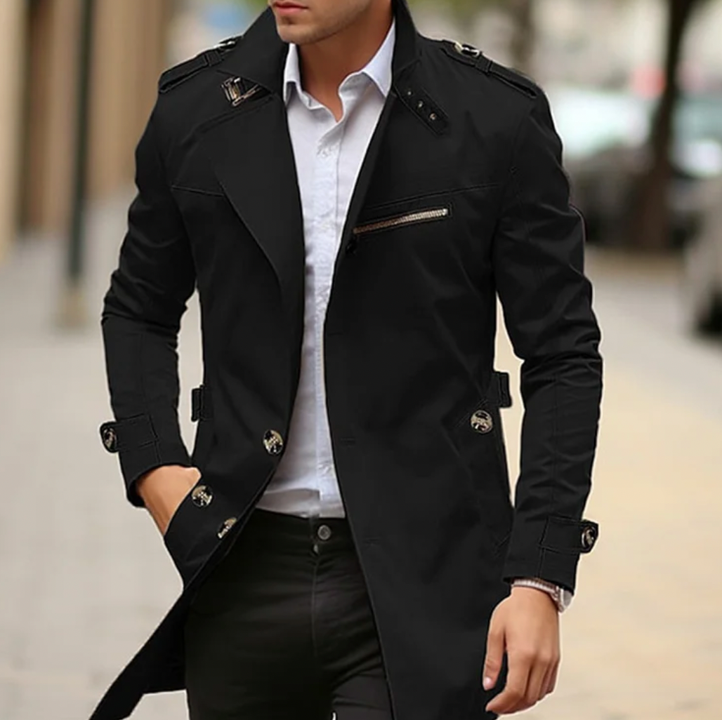 W&W Mode | Klassisch Slim Fit Frühling Jacke Herrenjacke