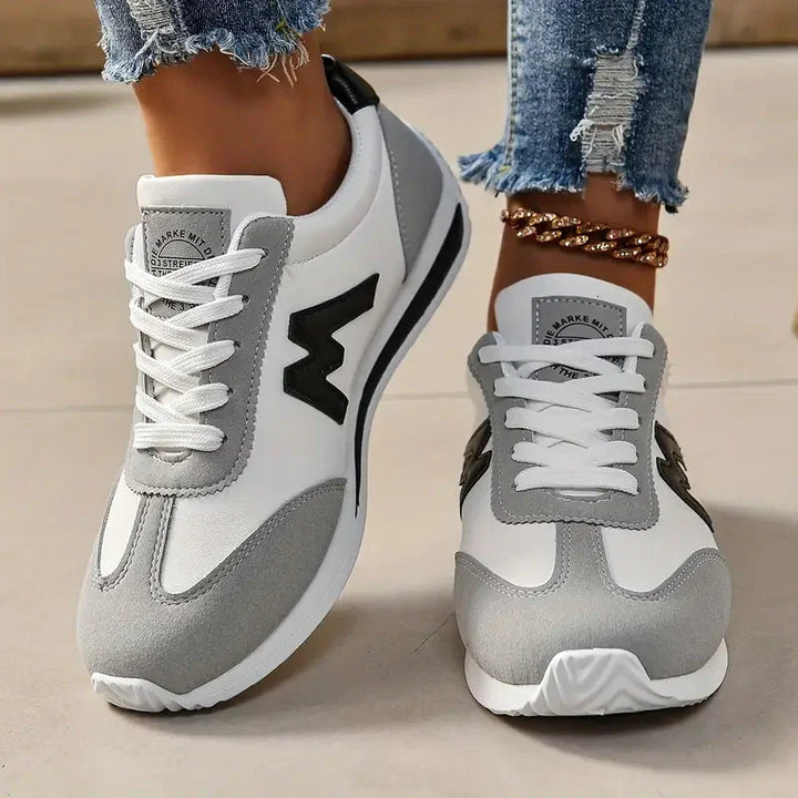 W&W Mode | Lace Up Lage Top Damessneakers Wandelschoenen