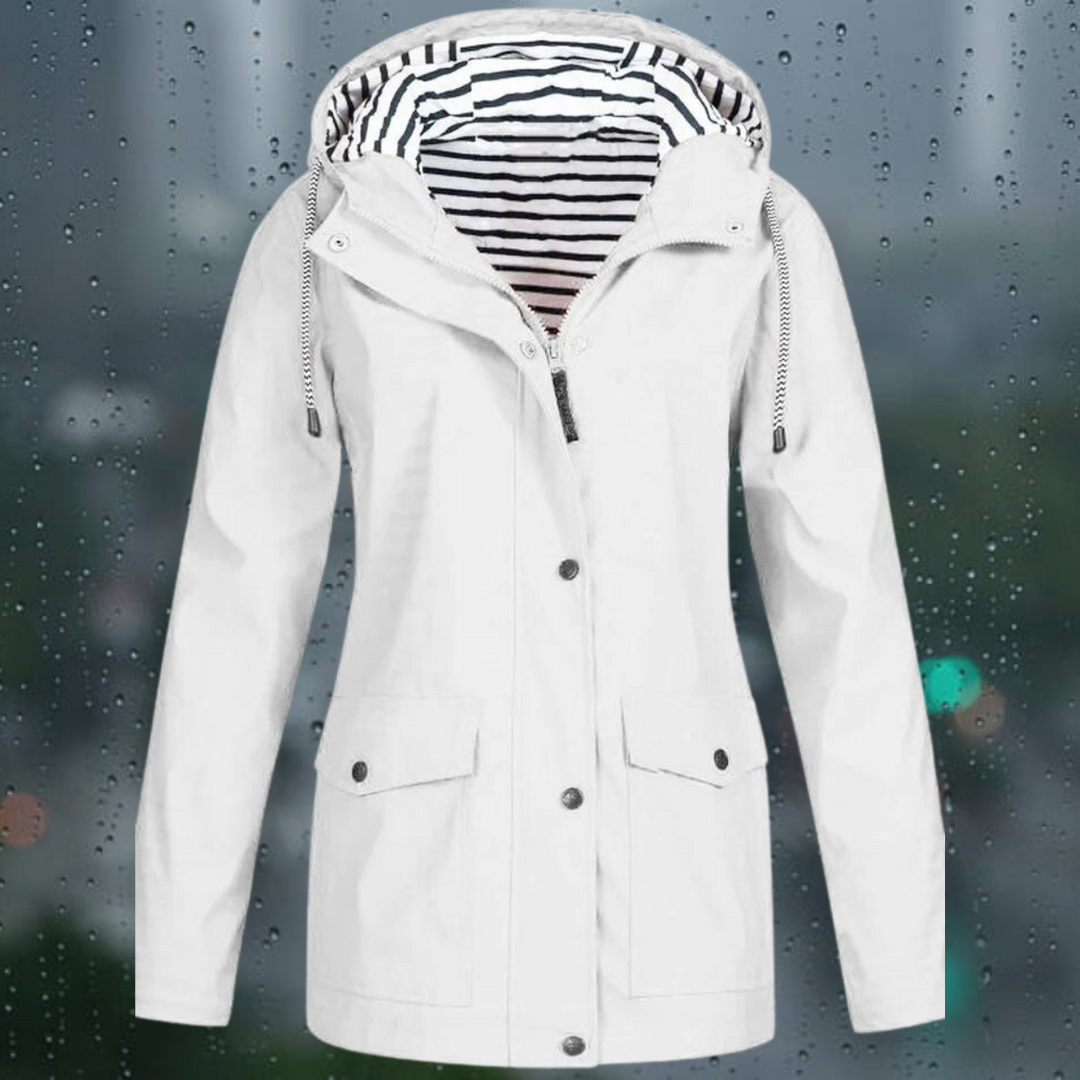 W&W Mode - Damen wasserdichter utilitarischer Mantel