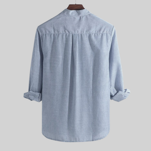 W&W Mode – Lässig – Kurta Mit Halblangem Knopf Und Streifenmuster