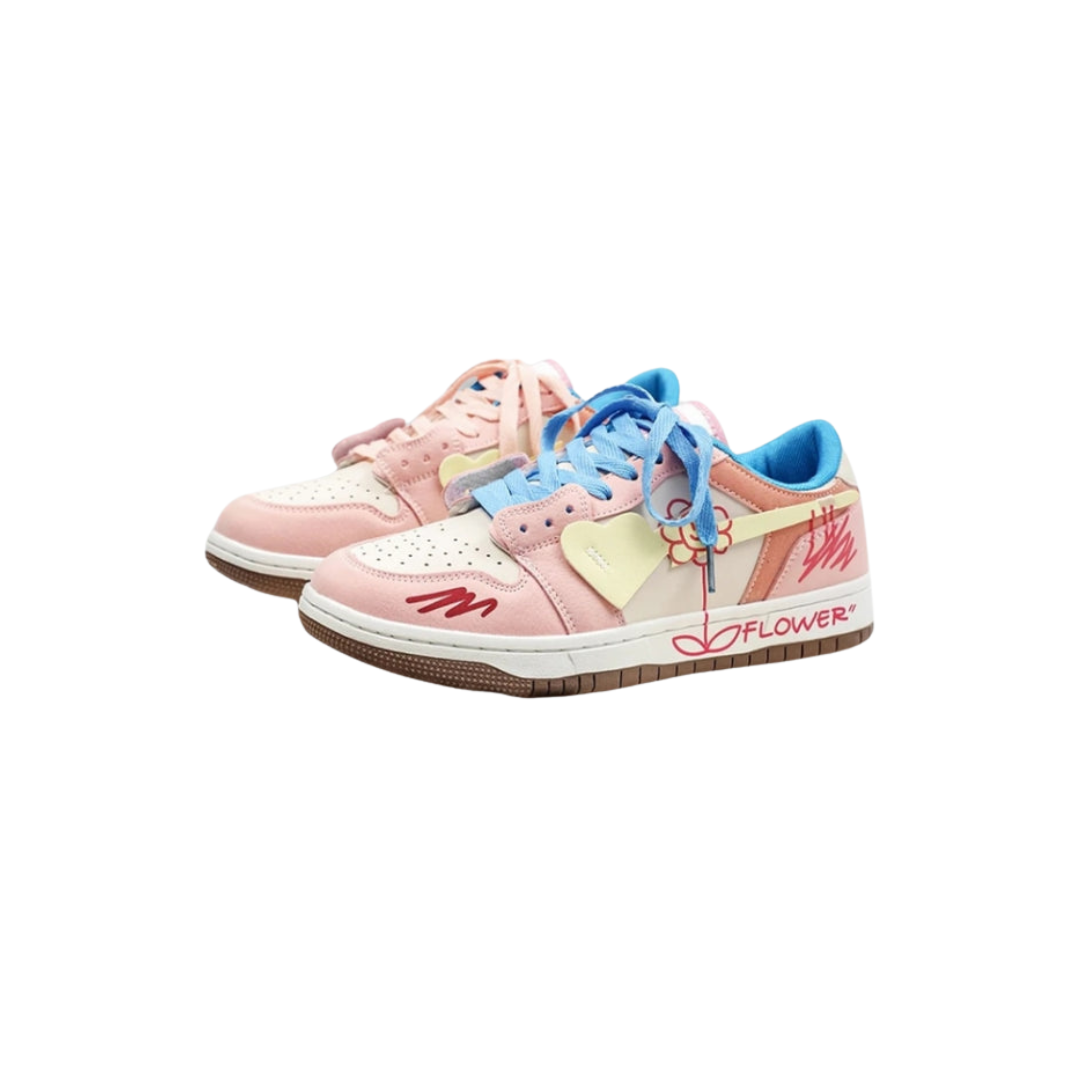 W&W Mode - Sneakers - Schick - Atmungsaktiv Hip-Hop Punk Graffiti