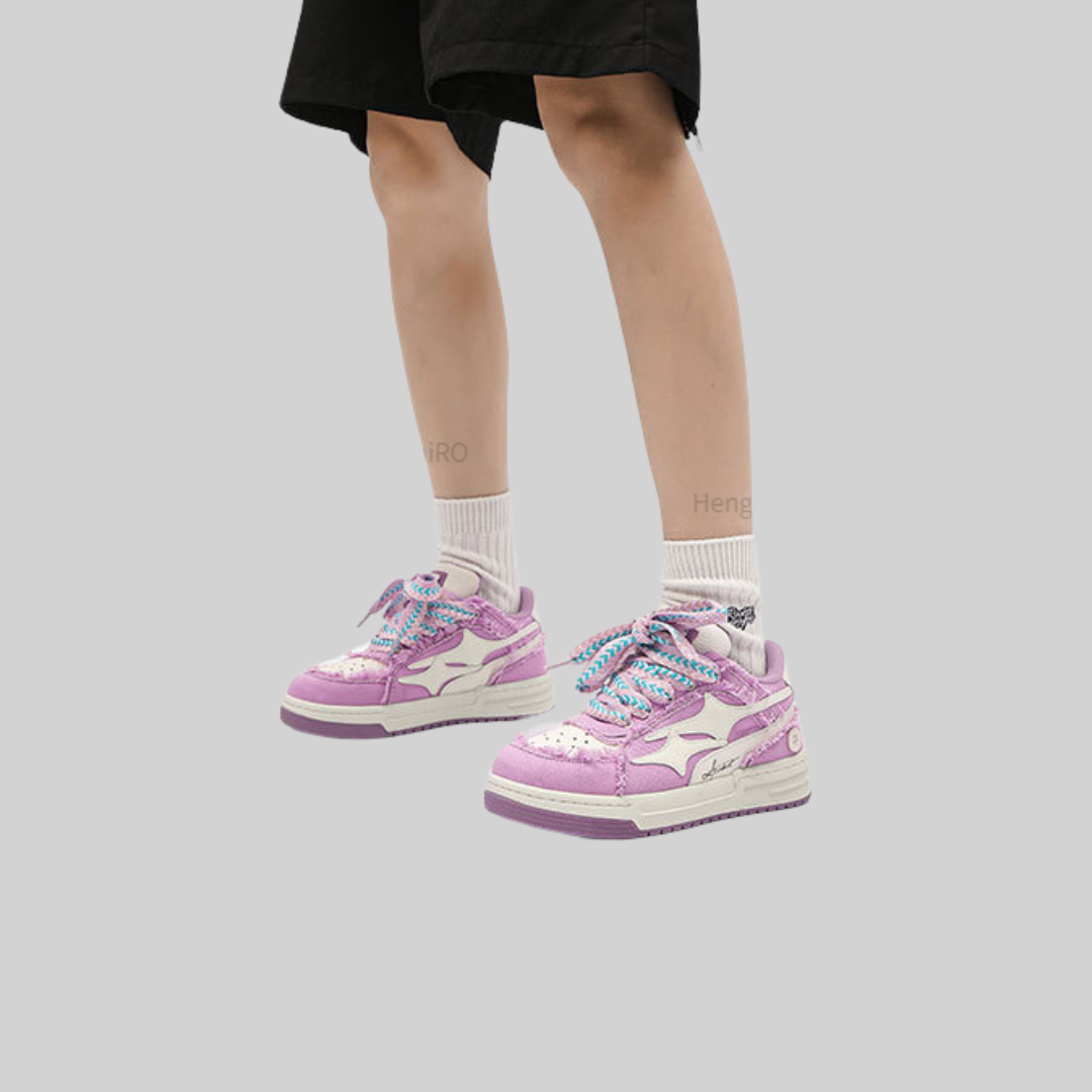 W&W Mode Sneaker – Lässig – Star Skateboard Outdoor