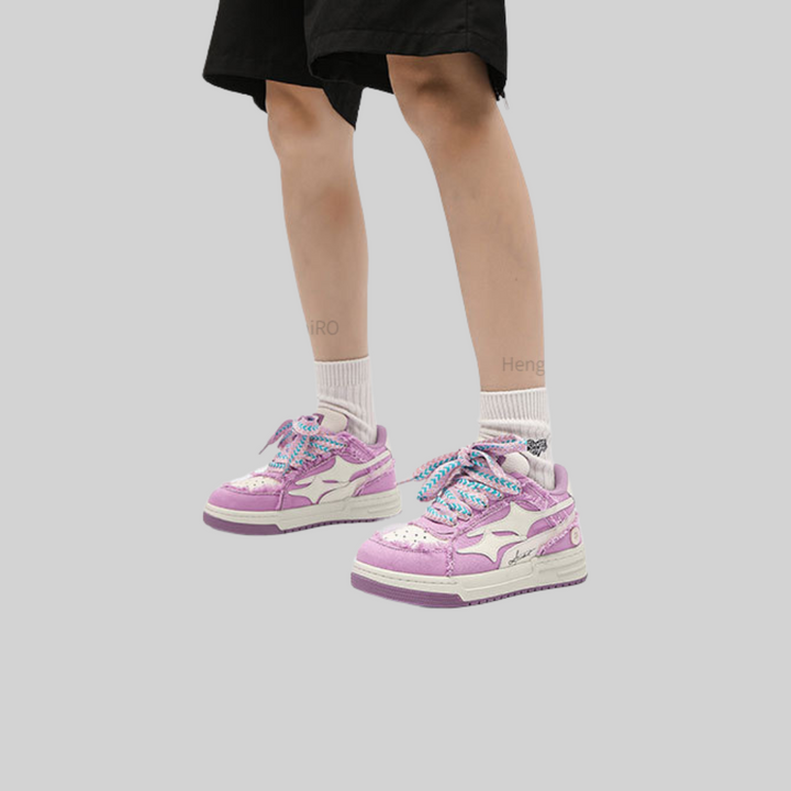 W&W Mode Sneaker – Lässig – Star Skateboard Outdoor