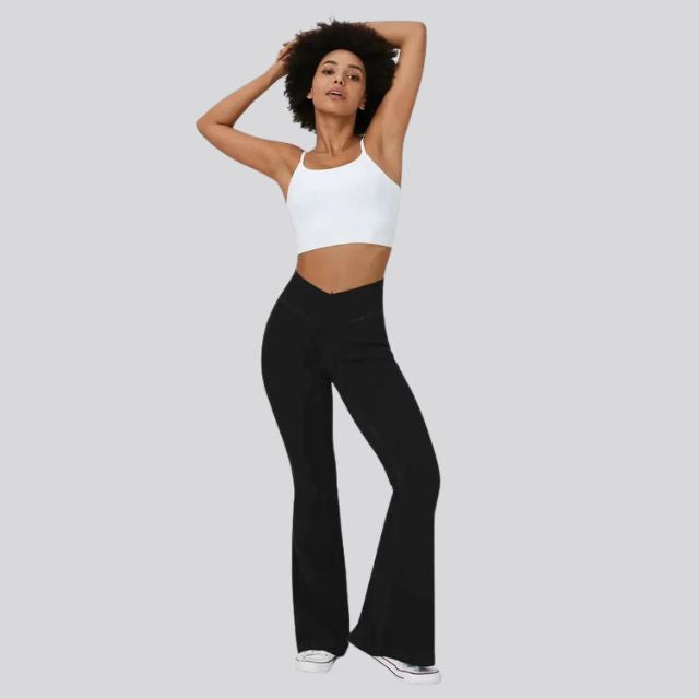 W&W Mode | Hoch taillierte Flare-Leggings