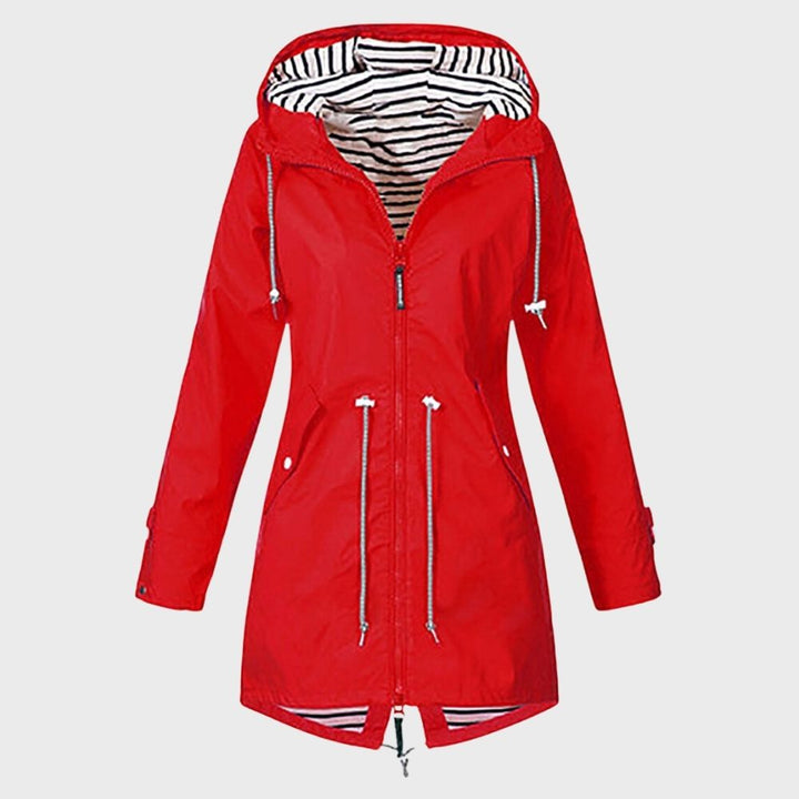 lange regenjacke für damen