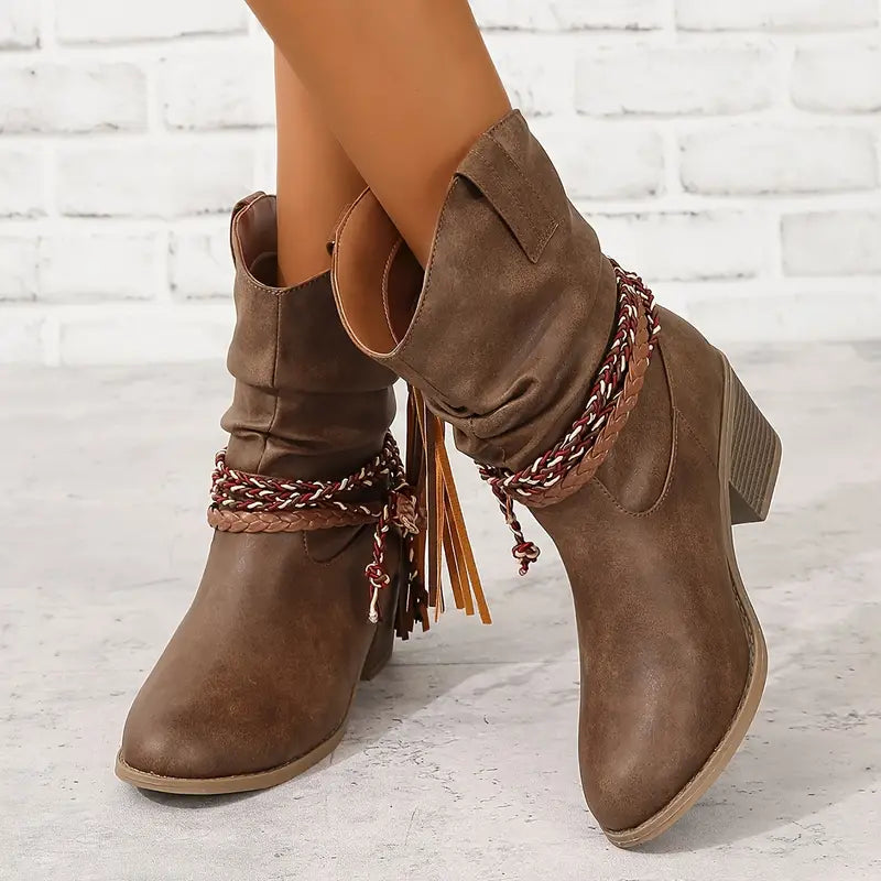 W&W Mode | Western-Stiefel mit Cowboy-Optik