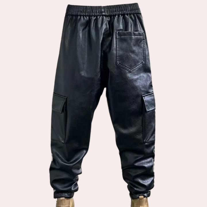 W&W Mode | Herren Leder Cargo Hose