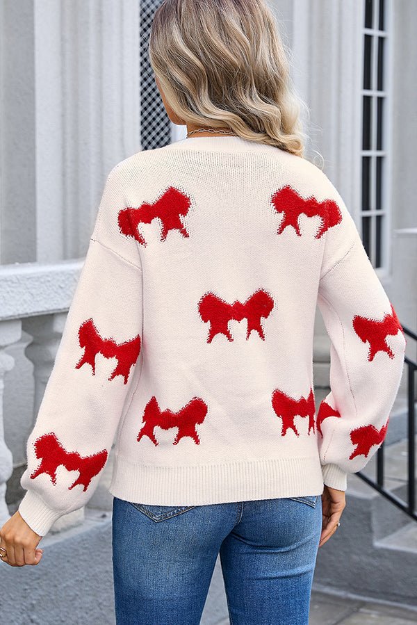 W&W Mode | Rosa Gemusterter Pullover