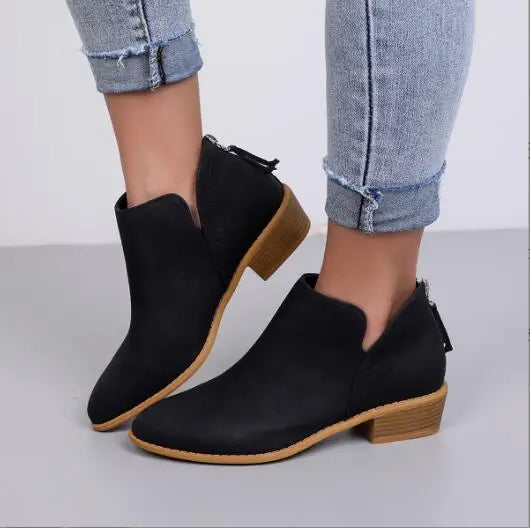W&W Mode | Stylische Wildleder Stiefeletten mit