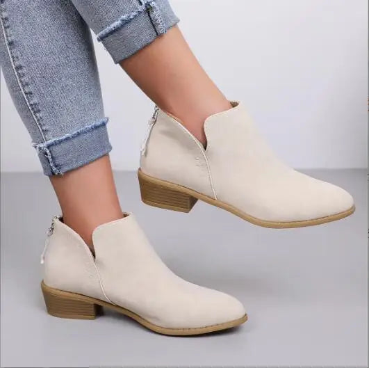 W&W Mode | Stylische Wildleder Stiefeletten mit