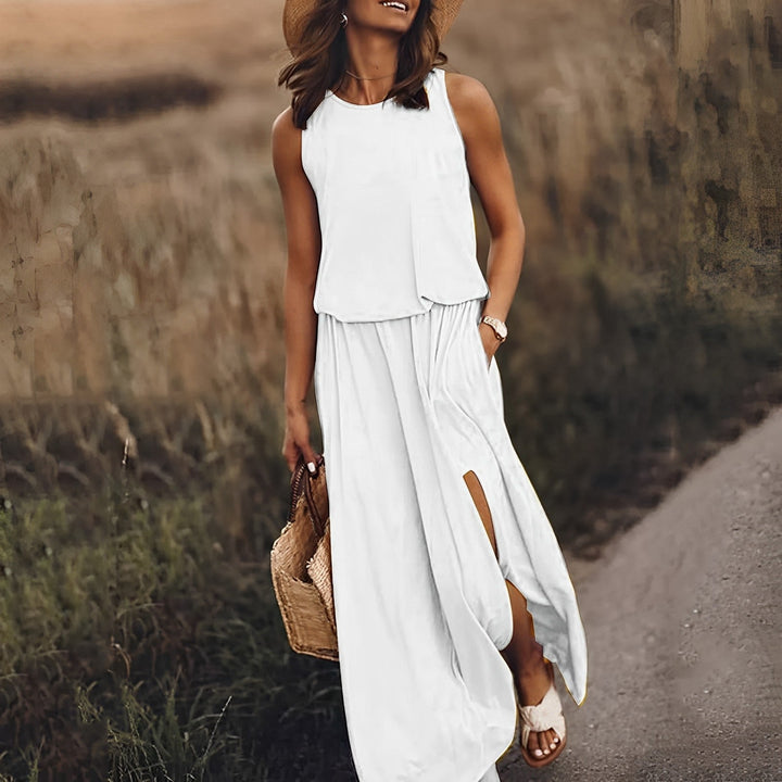 W&W Mode | Elegantes farbintensives Kleid