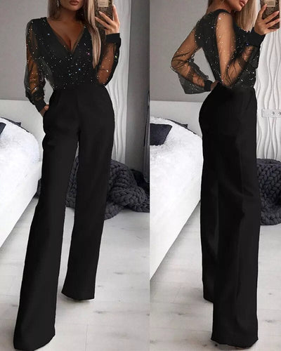 W&W Mode Lässige einfarbige reguläre Jumpsuits